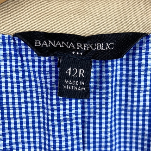 Banana Republic Men’s Slim Fit Tan Sport Coat 42R - Picture 7 of 9